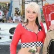 Ashalee and friend. Branded racer outfits made for the racewall dolls.