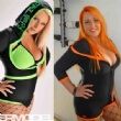 Ruca in her personalised outfits.
