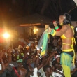 Tenza with her funki-b style. Performing in Gambia