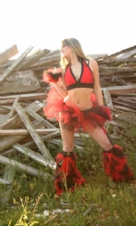 Devil MixTutu 4pc R/B