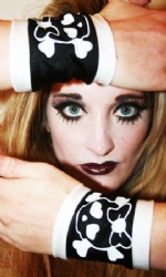 Wrists Printed BSkull BW