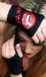 Gloves Print Vamp BLK