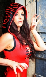 Devil Print HoodVest Shorts