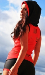 Devil Print HoodVest Shorts