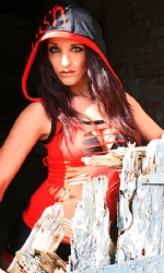 Devil Print HoodVest Shorts