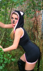 Cat Hooded Dress