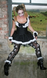 Gothic Ragdoll dress gloves