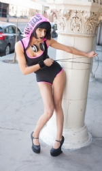 Cont Brand hood Leotard BP