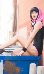 Cont Brand hood Leotard BP