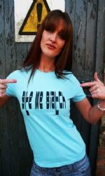 Cotton Print Tee Baby Blu
