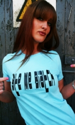 Cotton Print Tee Baby Blu