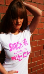 Cotton Print Tee White