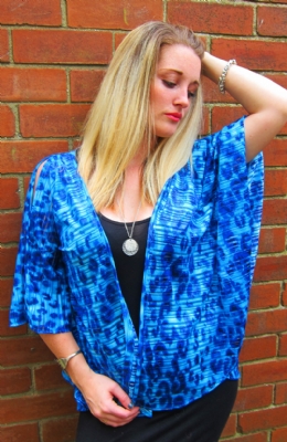 Kaftan Emboss BluLeo