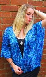 Kaftan Emboss BluLeo