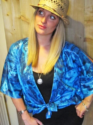 Kaftan Emboss BlueRep