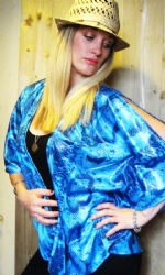 Kaftan Emboss BlueRep