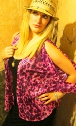 Kaftan Emboss PinkLeo