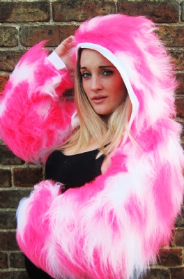 Fur hood shrug WP