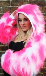 Fur hood shrug WP