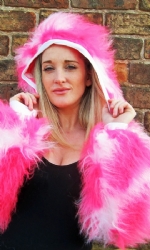 Fur hood shrug WP