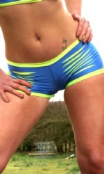 Slashed shorts