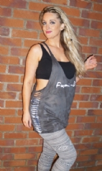 Printed slash Drops Dress