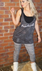 Printed slash Drops Dress
