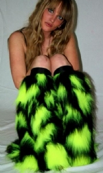 Blk/NYell Camo Fluffs