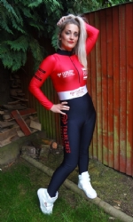 Zipped catsuit RWB