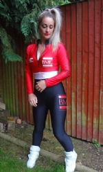 Zipped catsuit RWB