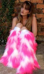 Wht/Pink Camo Fluffs