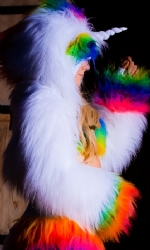 Unicorn fluffy shrug WR