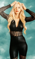 Wetlook zip catsuit 