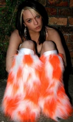 Wht/Oran Camo Fluffs