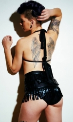 Wetlook Fringed 2pc