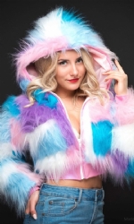 Patch Fur Coat