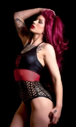 Panel Leotard Skull