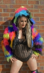 Patch Fur Coat BR