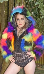 Patch Fur Coat BR