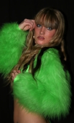 LINED fur shrug any colour