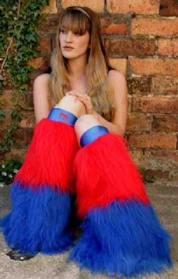 Blue and Red 2tone Fluffs