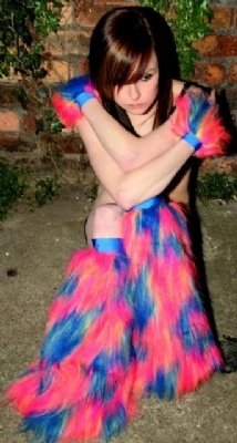 Blu/P/Y Fluff & Cuff
