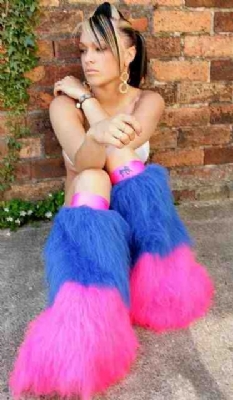 Pink and Blue 2tone Fluffs
