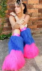 Pink and Blue 2tone Fluffs