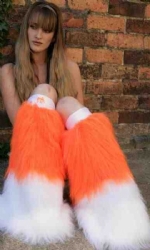 White and Ora 2tone Fluffs
