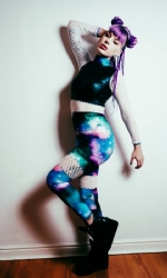 Space zip catsuit