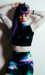 Space zip catsuit