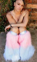 BBlue and Candy 2tone Fluffs