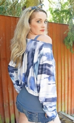 S Dye slouch jumper 8-12