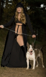Floor length cape B